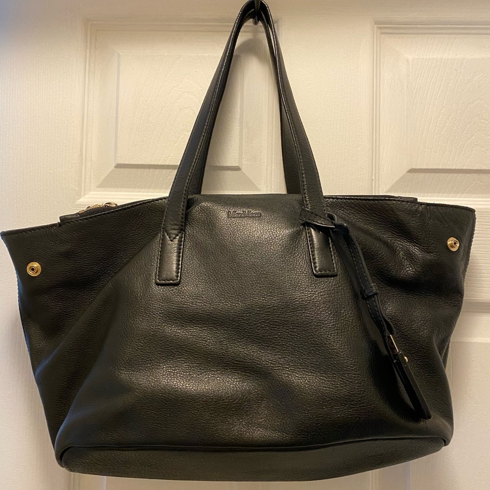 Max Mara leather shoulder bag